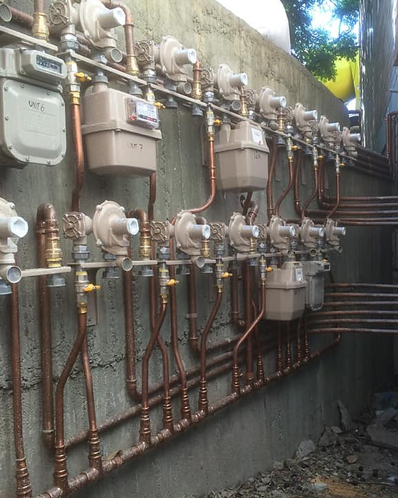 Gas Meter Bank — Solder On Plumbing & Gas